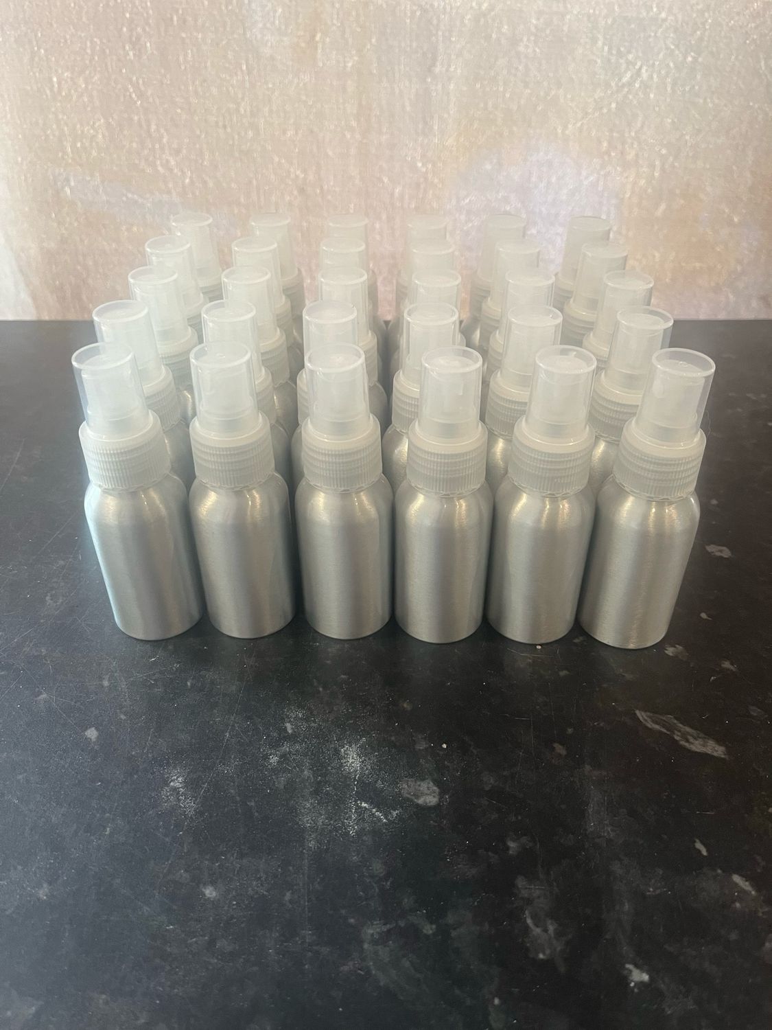 50ml aluminium Bottles