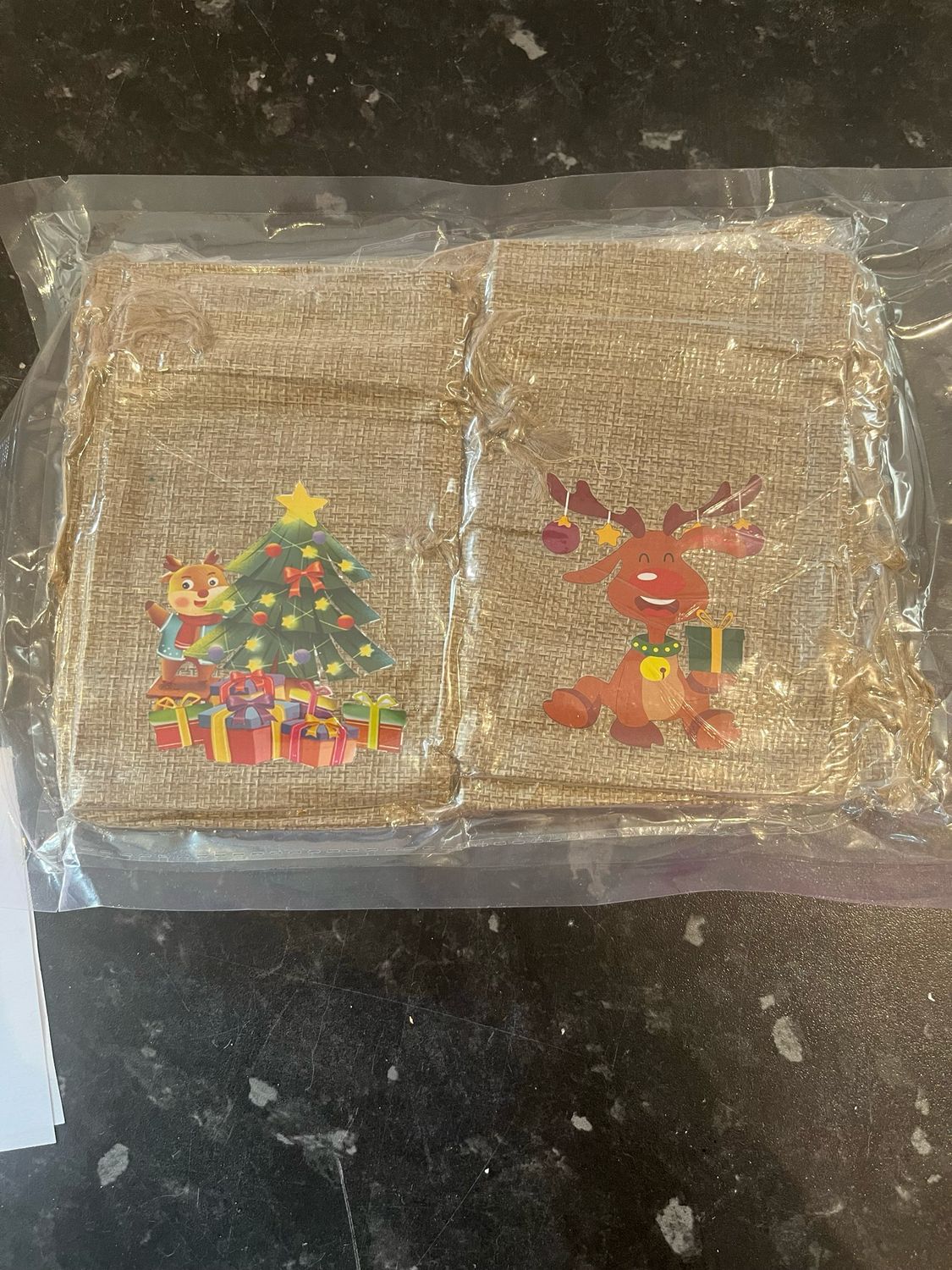 Xmas Hessian Bags