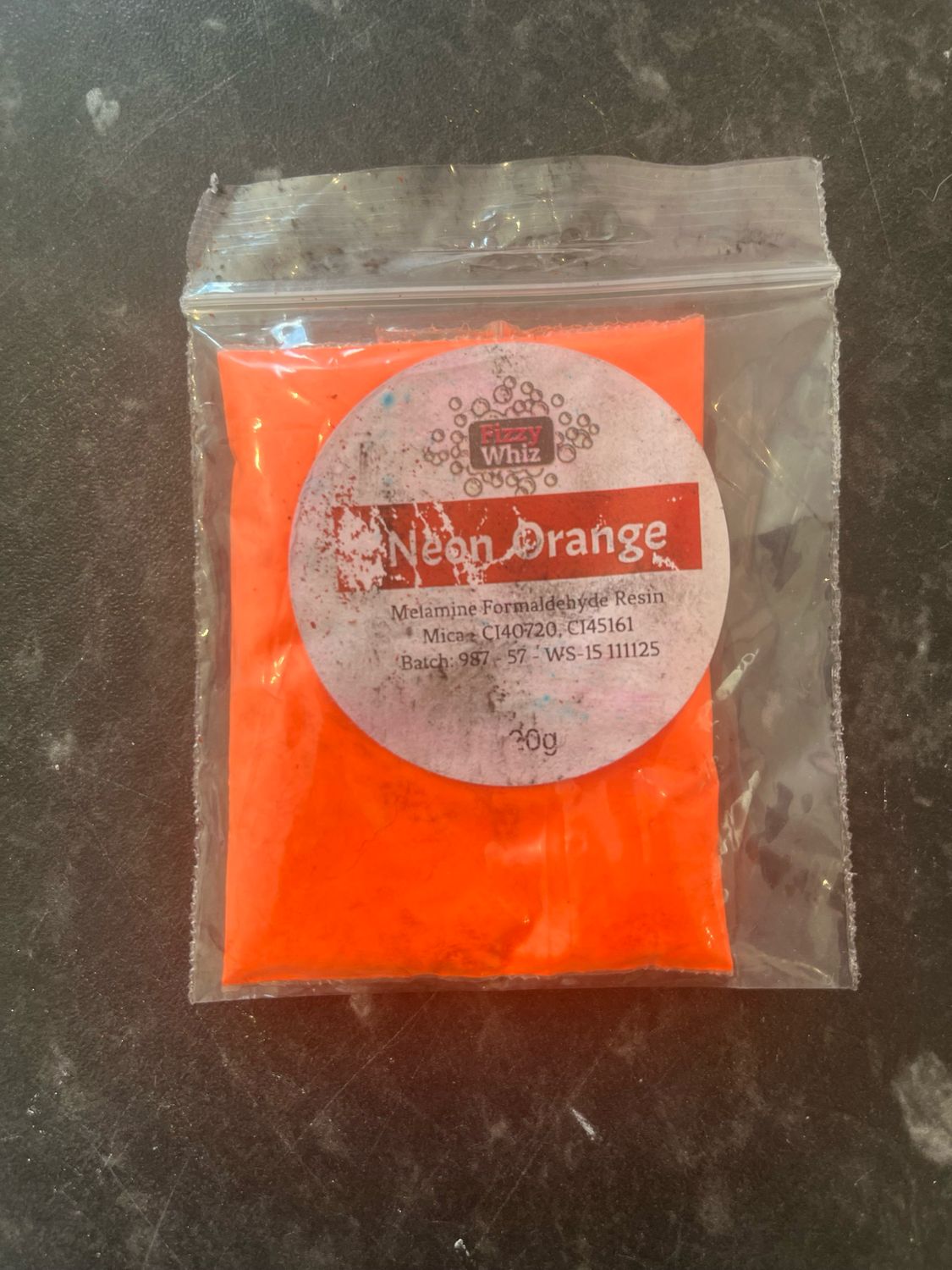 Neon Orange mica Neon Orange mica