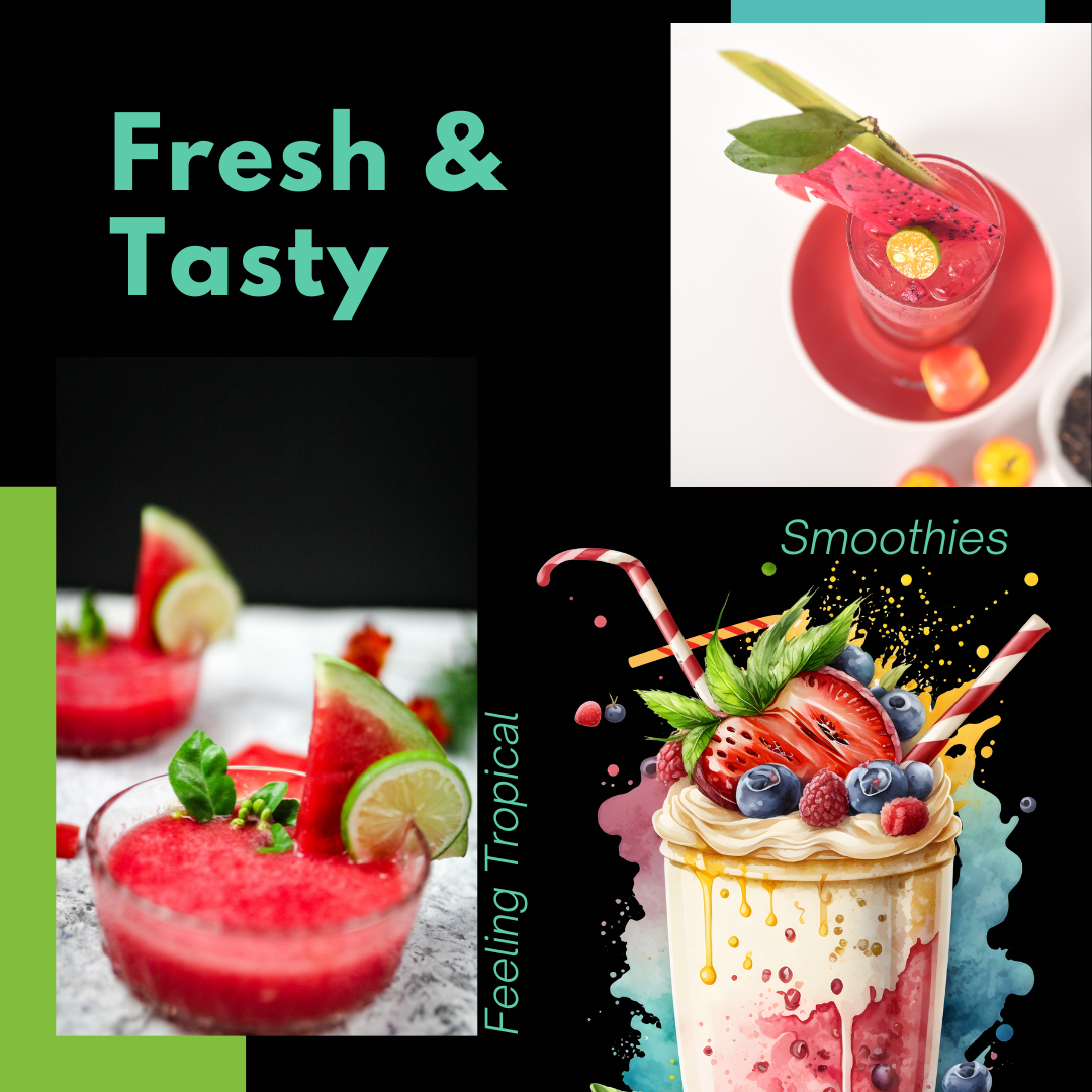 Summer Smoothie Menu