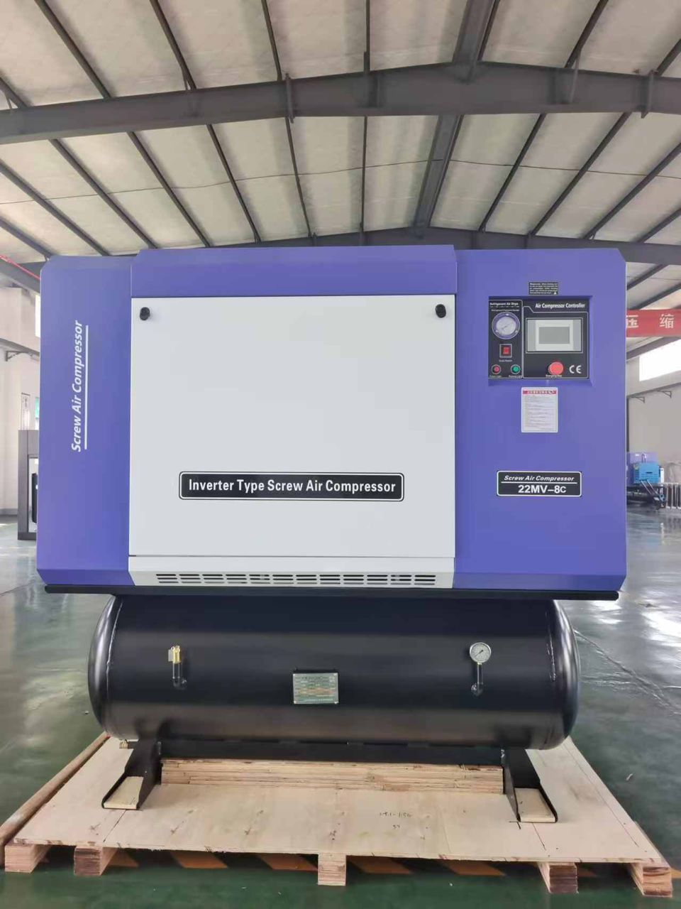 Combo - 30 Hp Screw Compressor + inbuilt Dryer and 500 Ltr Tank
