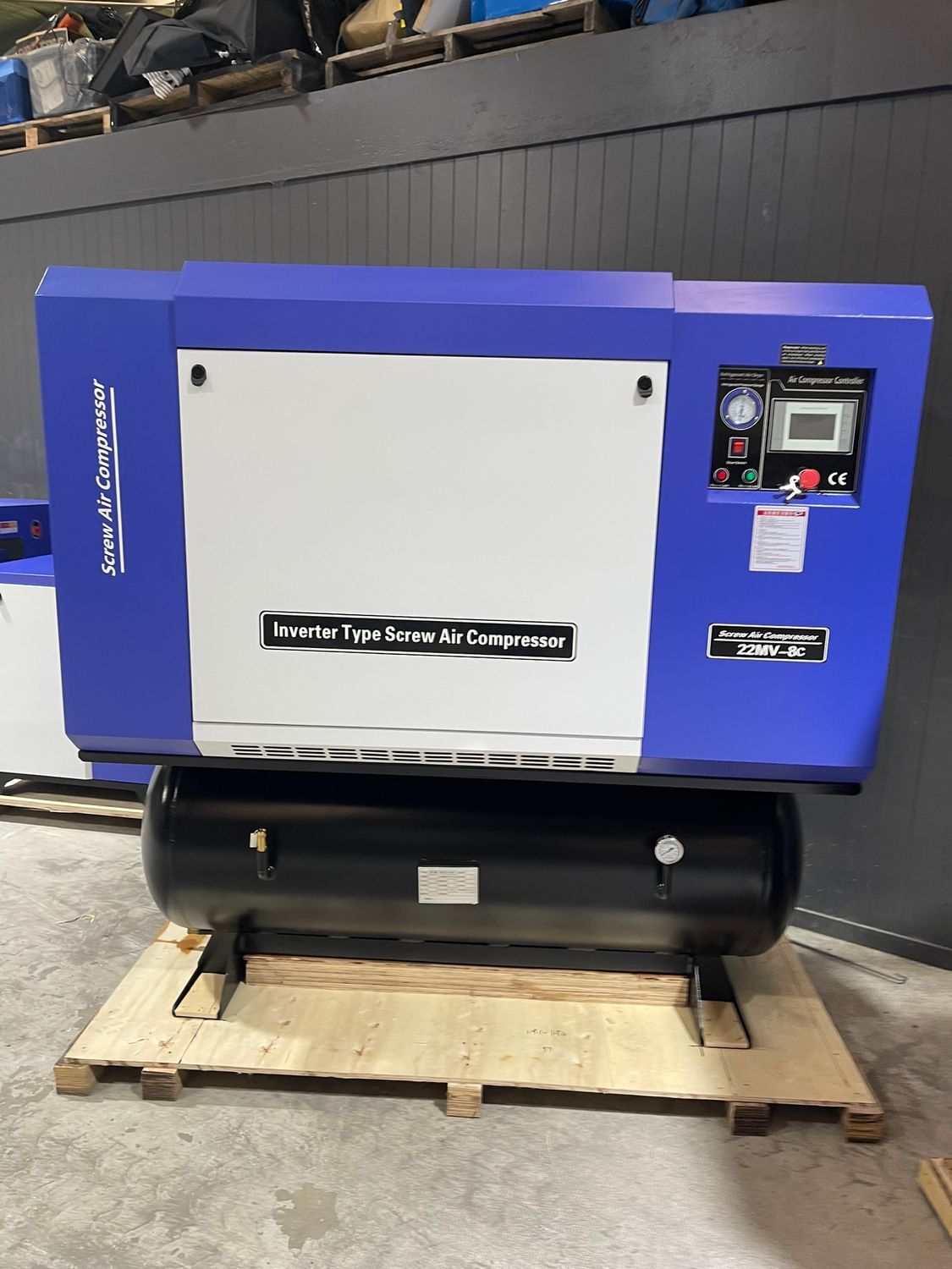 Combo - 30 Hp Screw Compressor + inbuilt Dryer and 500 Ltr Tank