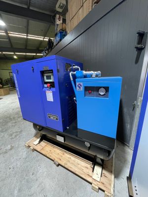 Combo - 10 Hp Screw Compressor + inbuilt Dryer and 300 Ltr Tank