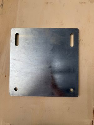 250 x 250 x 10mm Zinc Plated
