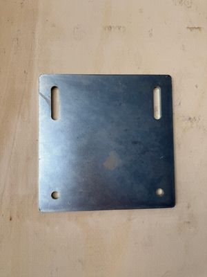 200 x 200 x 6mm Zinc Plated