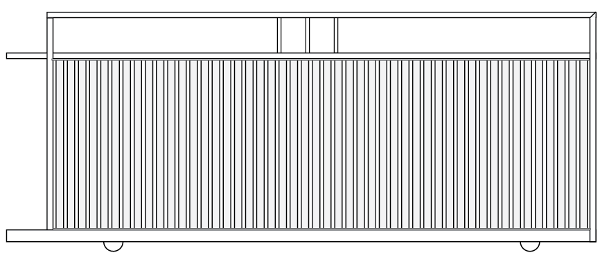HAMPTON  Style Sliding Gate 2100mm High