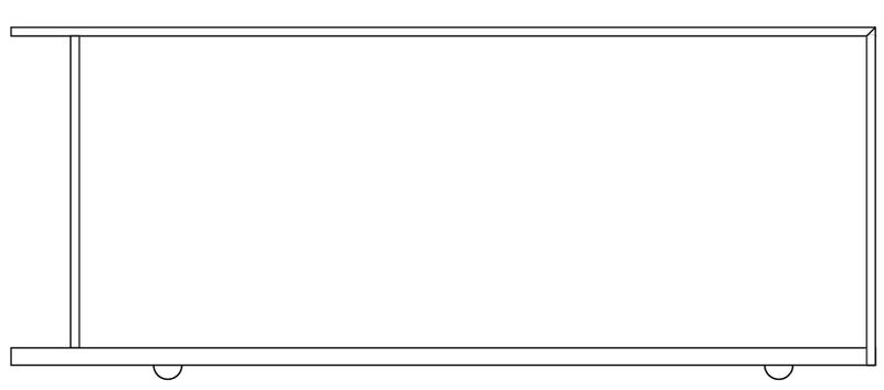 Bare Frame Sliding Gate 1200mm High