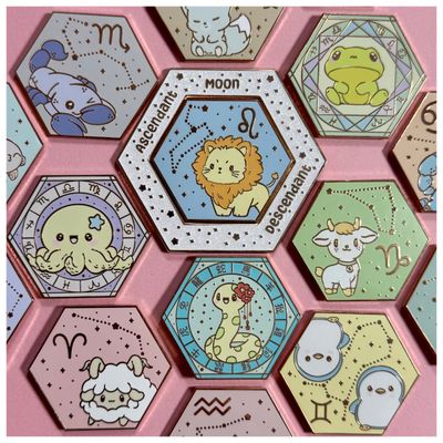 Zodiac Pals - Enamel Pins