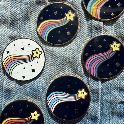 Pride Star Power Up - Enamel Pins