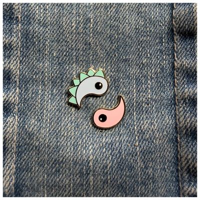 Yin &amp; Yang Hatchling Pins