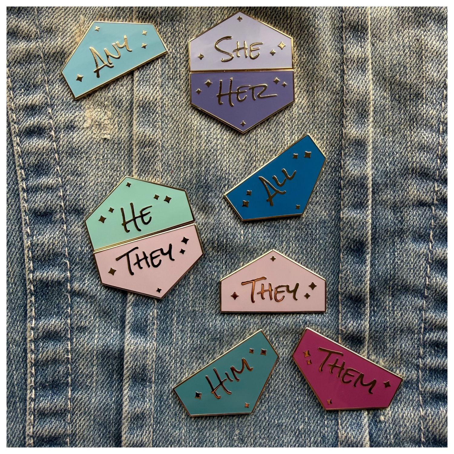 Pronoun Hex Set