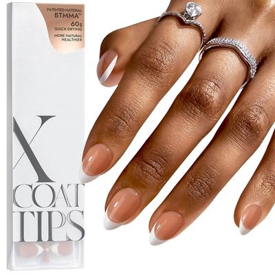 Press On Nails - Almond French Tips