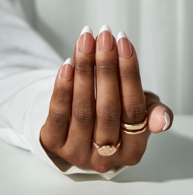 Press On Nails - Almond French Tips