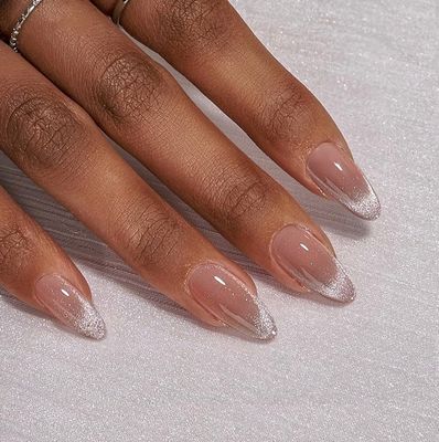 Press On Nails - Fall Cat Eye - Almond