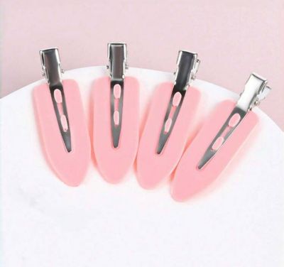 4 PCS No Crease Hair Clips-No Bend Hair Clips