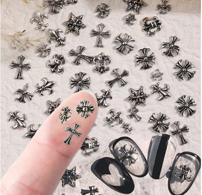 Cross Nail Charms
