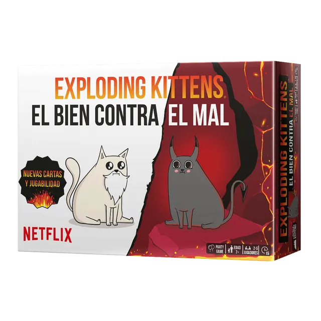 Exploding Kittens El bien contra el mal