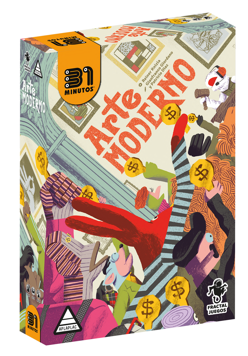 31 Minutos - Arte Moderno - Juego de mesa Costa Rica - Carelimon Games