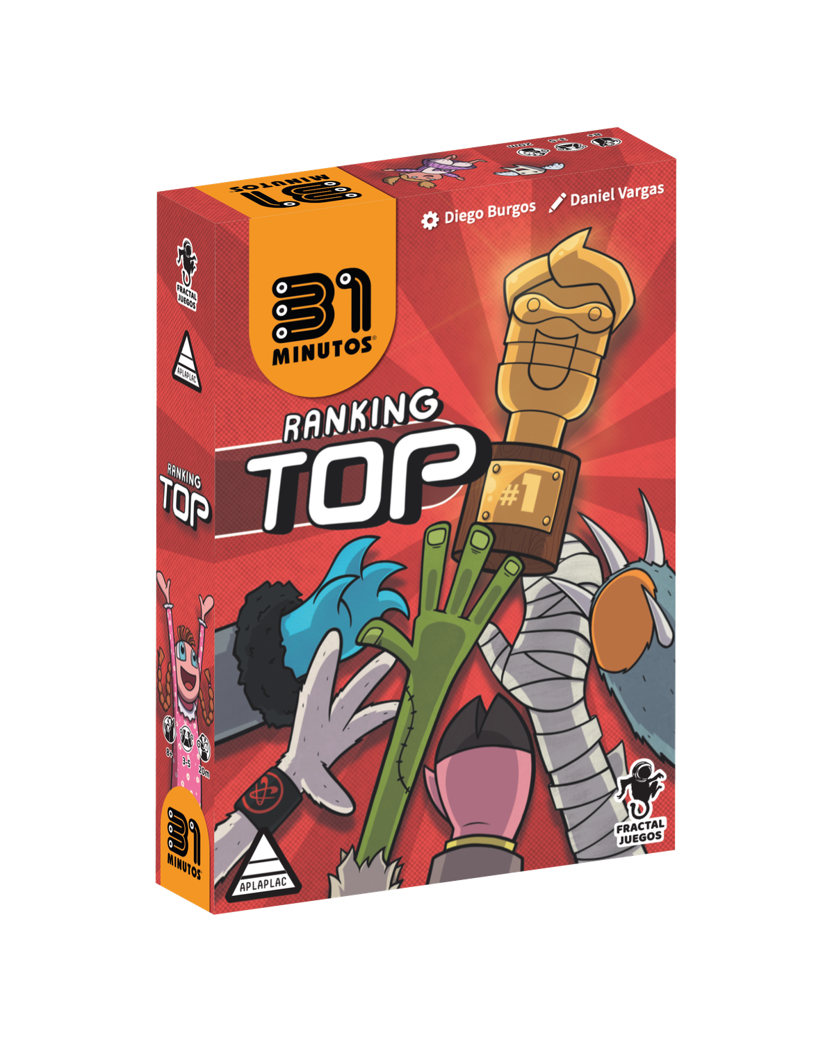 31 Minutos - Ranking Top - Juego de mesa Costa Rica - Carelimon Games