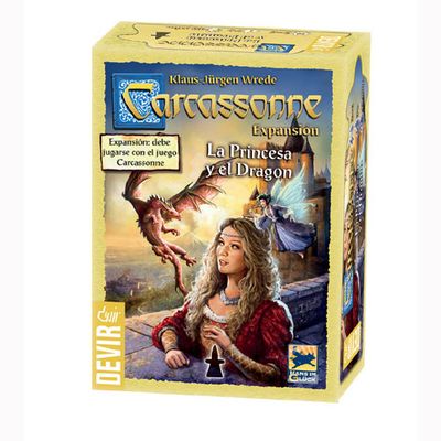 Carcassonne - Expansión La Princesa y el Dragón - Juego de mesa Costa Rica - Carelimon Games