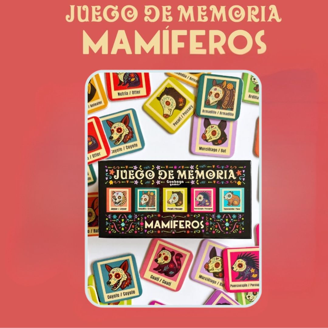 Guabaya Games - Mamíferos (Juego de mesa Nacional)