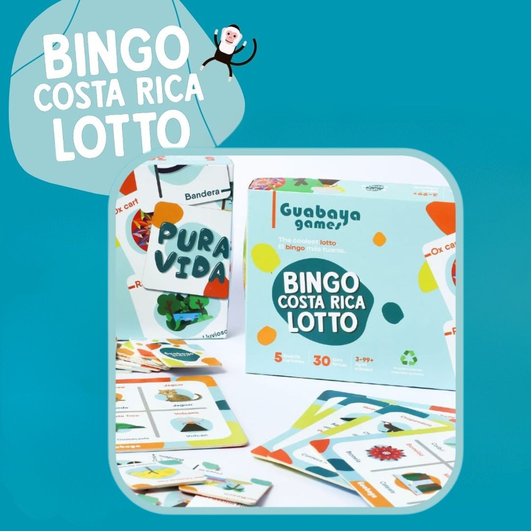 Guabaya Games - Bingo Costa Rica (Juego de mesa Nacional)