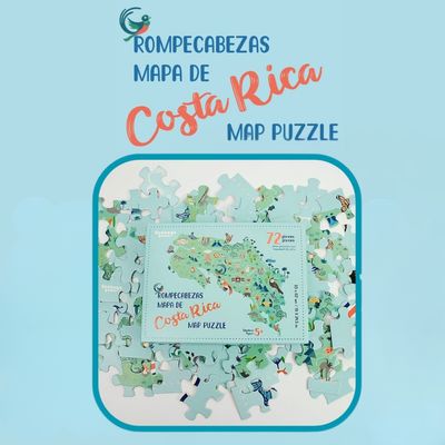 Guabaya Games - Rompecabezas de Costa Rica (Juego de mesa Nacional)