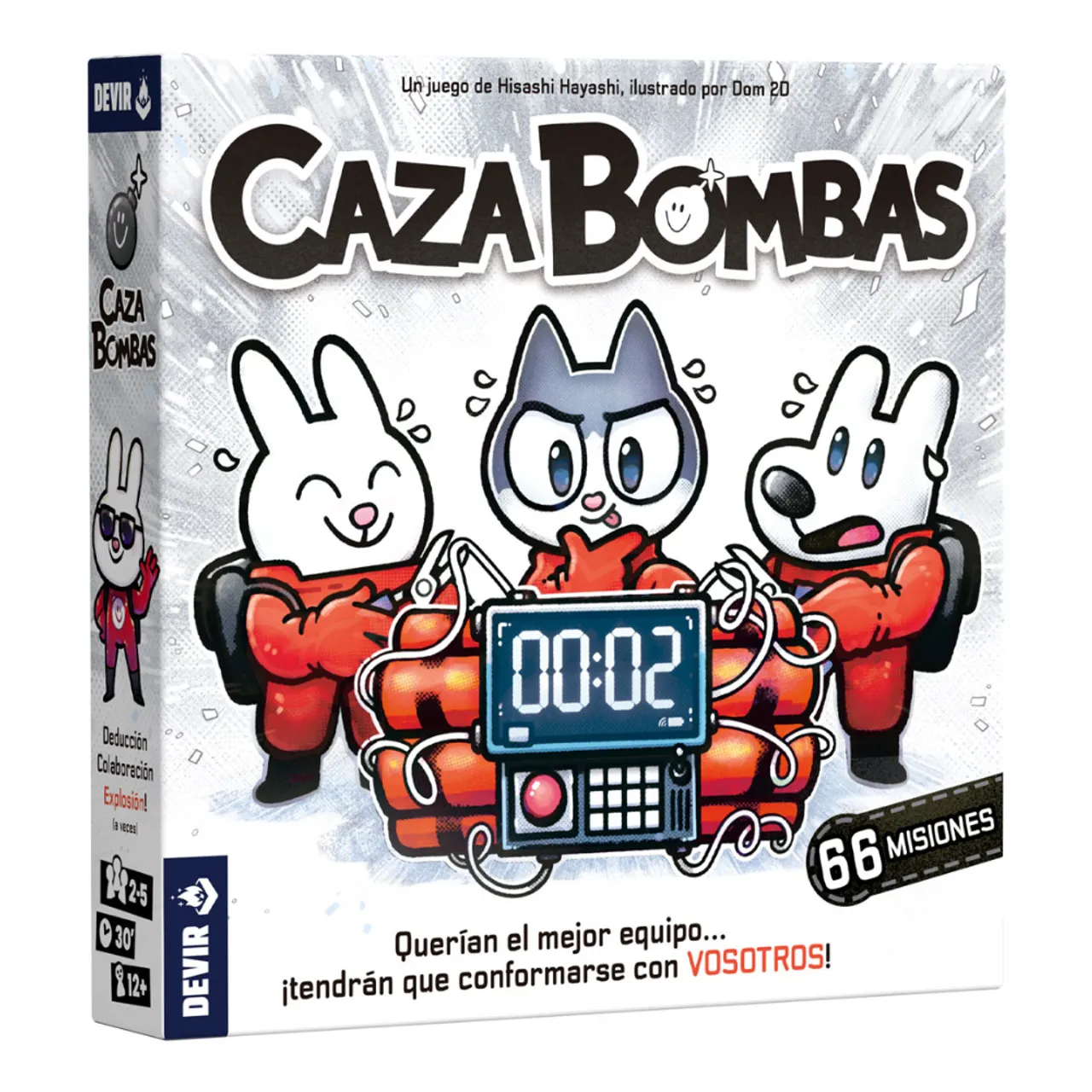 Caza Bombas - Juego de mesa Costa Rica - Carelimon Games
