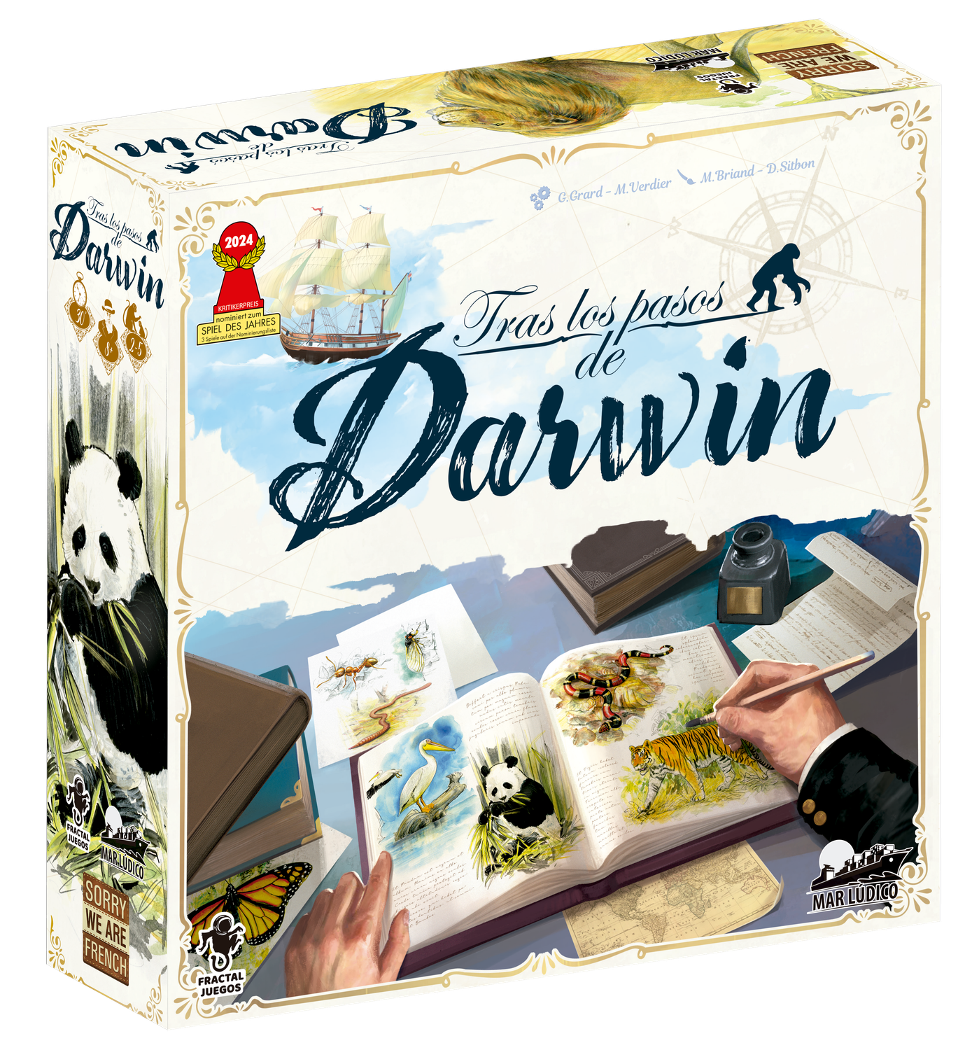 Tras los Pasos de Darwin - Juego de mesa Costa Rica - Carelimon Games