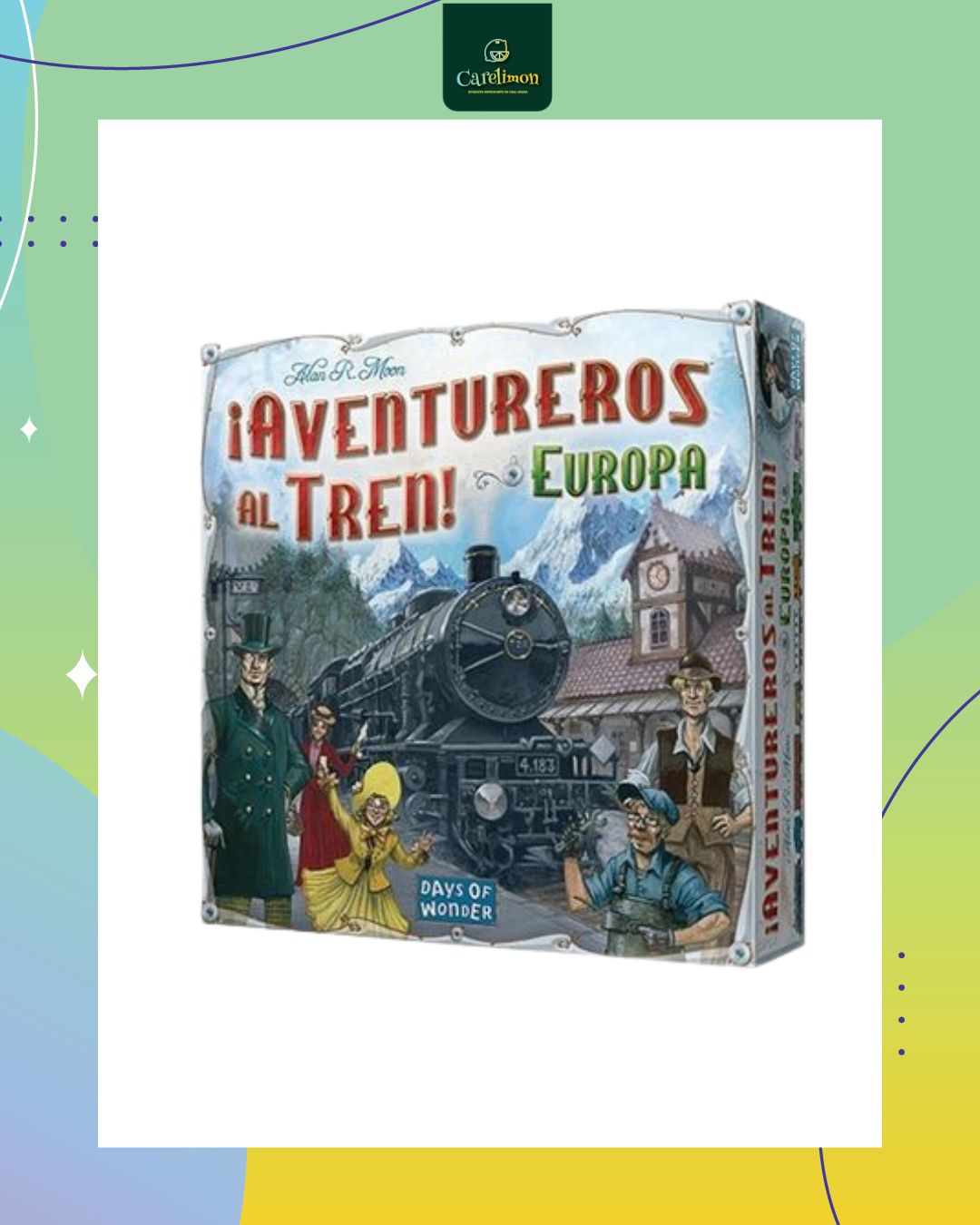 ¡Aventureros al tren! Europa! - Juego de mesa Costa Rica - Carelimon Games
