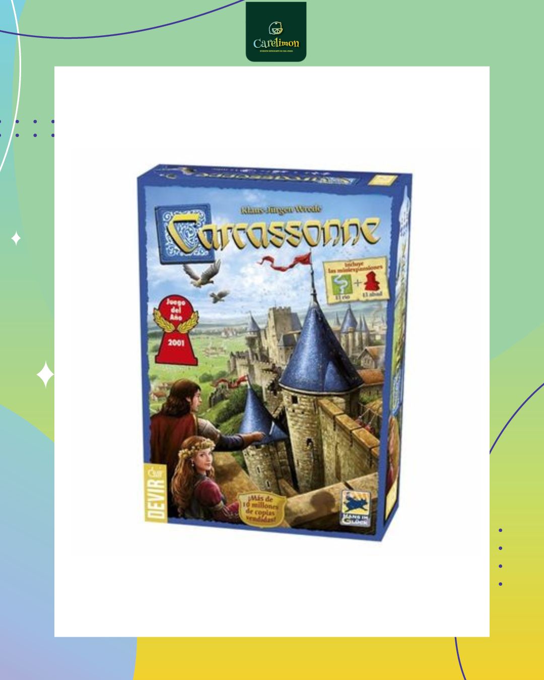 Carcassonne - Juego de mesa Costa Rica - Carelimon Games