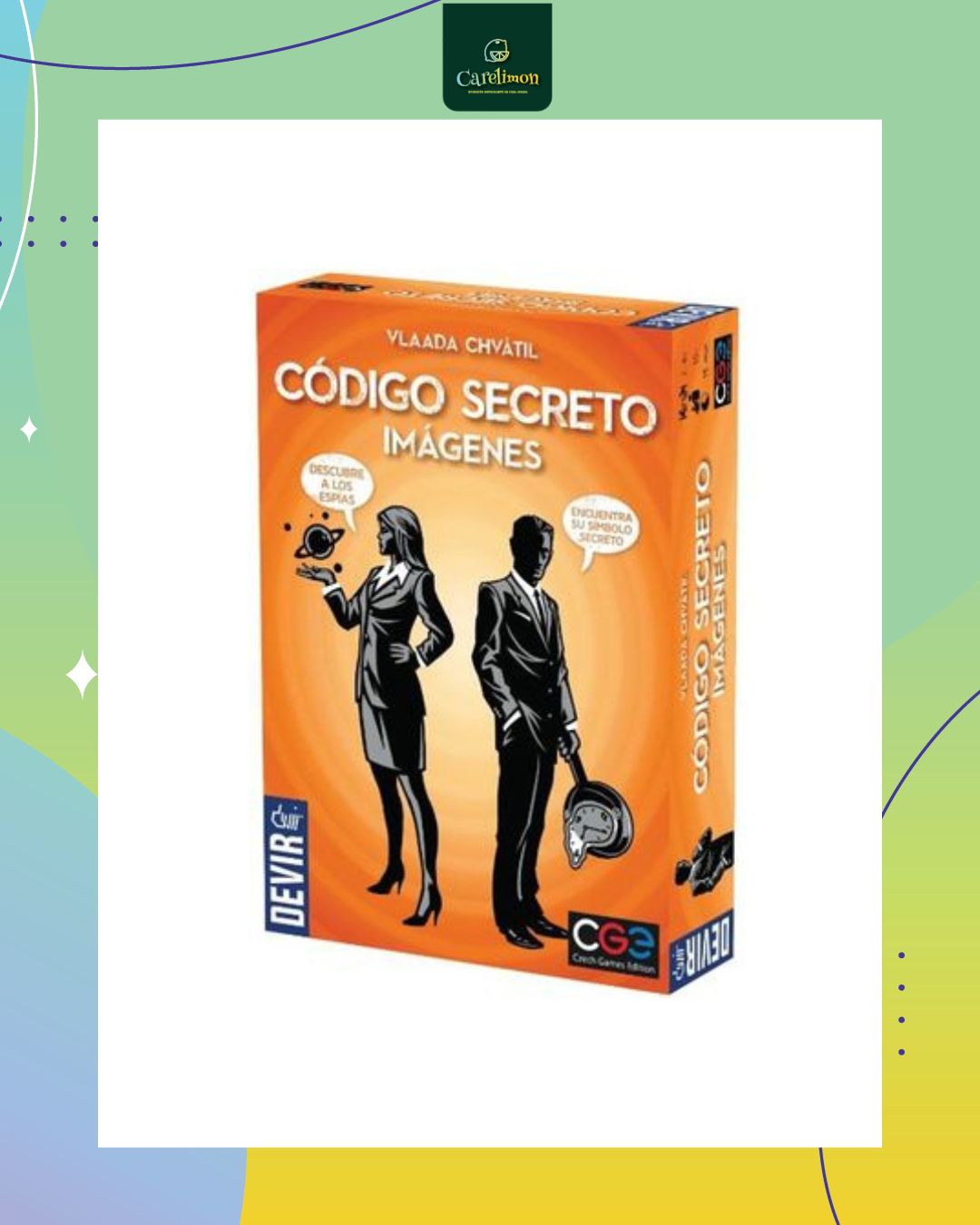 Código Secreto imágenes - Juego de mesa Costa Rica - Carelimon Games