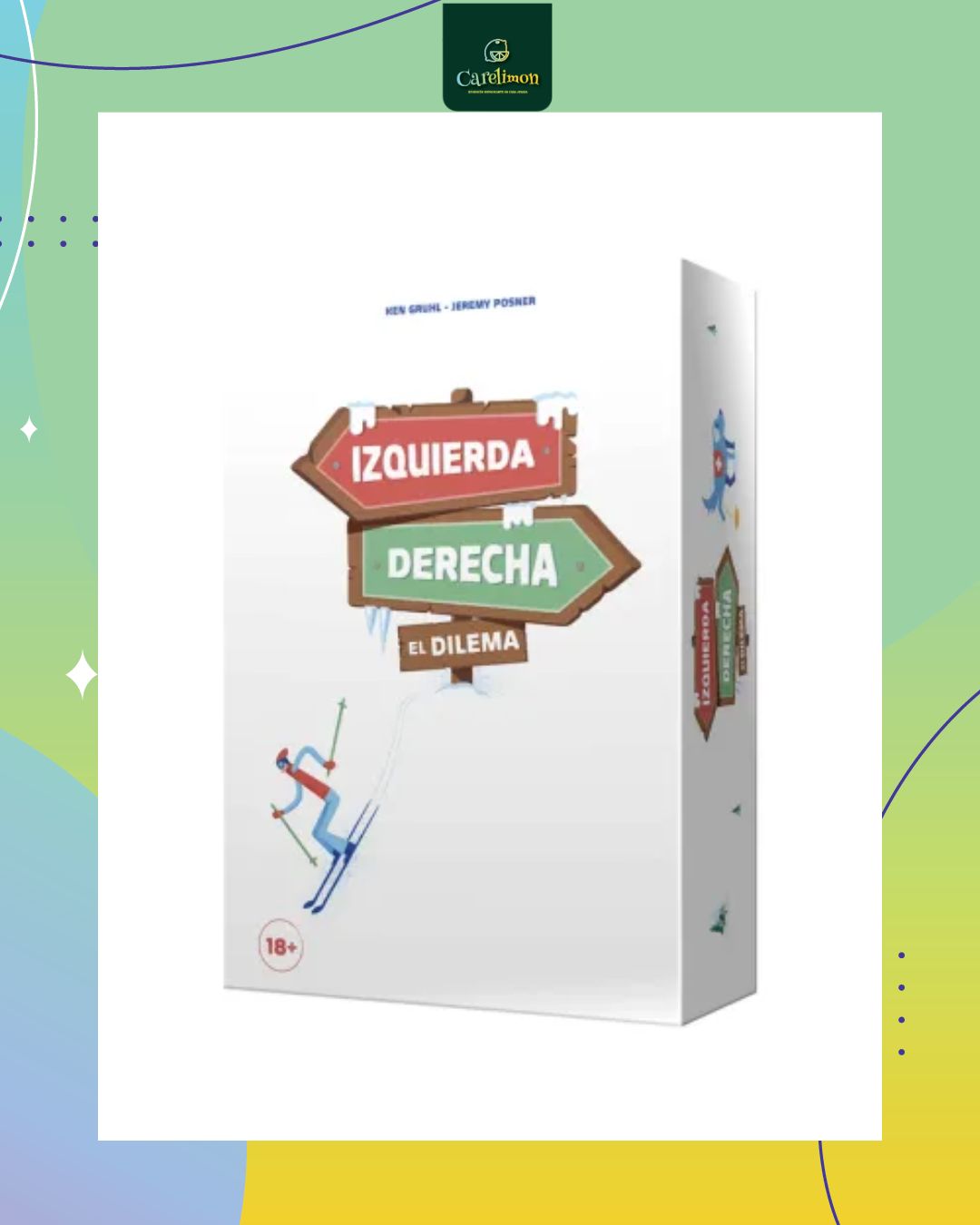 Izquierda derecha, el dilema - Juego de mesa Costa Rica - Carelimon Games