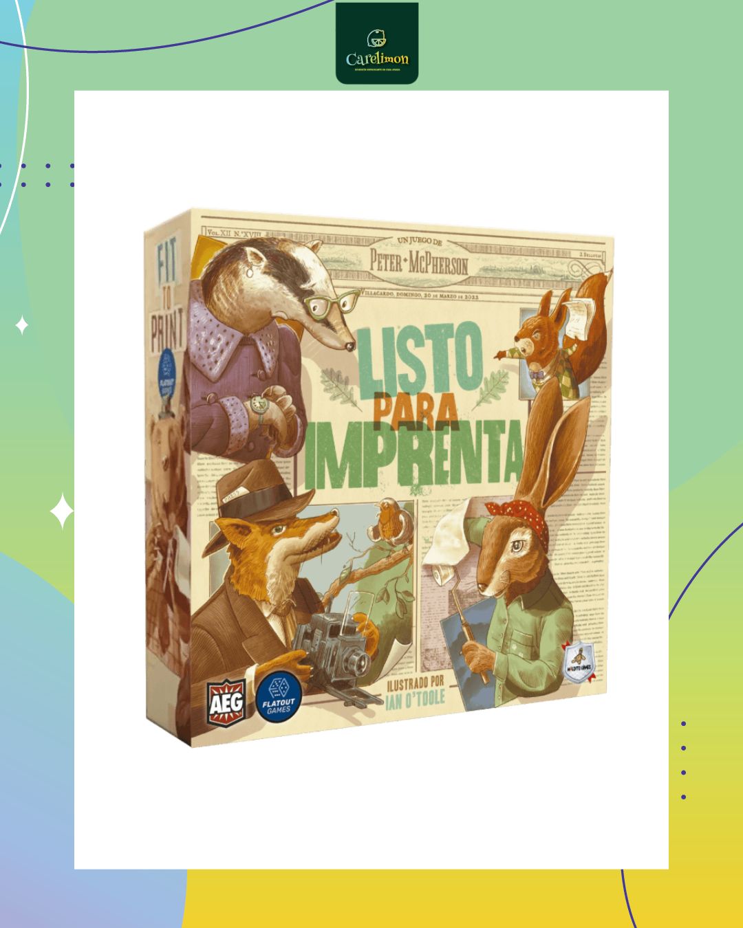 Listo para imprenta - Juego de mesa Costa Rica - Carelimon Games