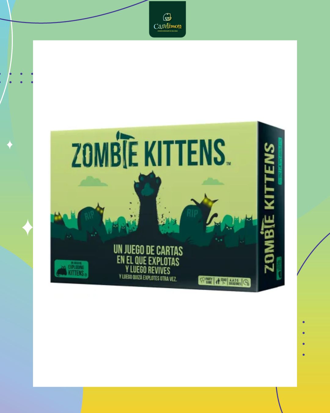 Exploding Kittens - Zombie Kittens - Juego de mesa Costa Rica - Carelimon Games
