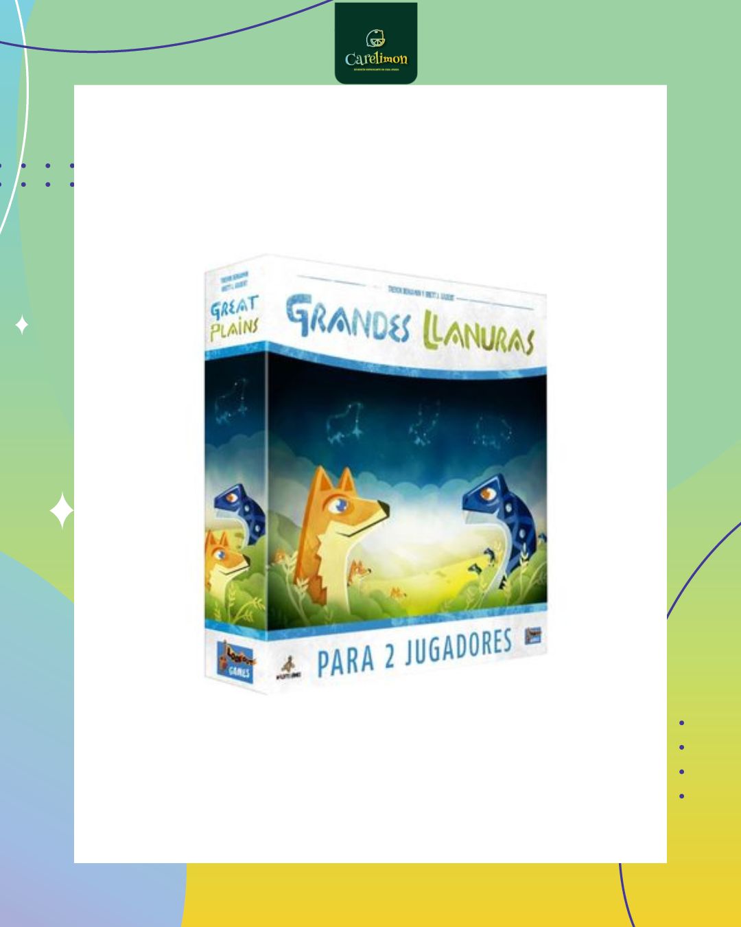 Grandes Llanuras - Juego de mesa Costa Rica - Carelimon Games