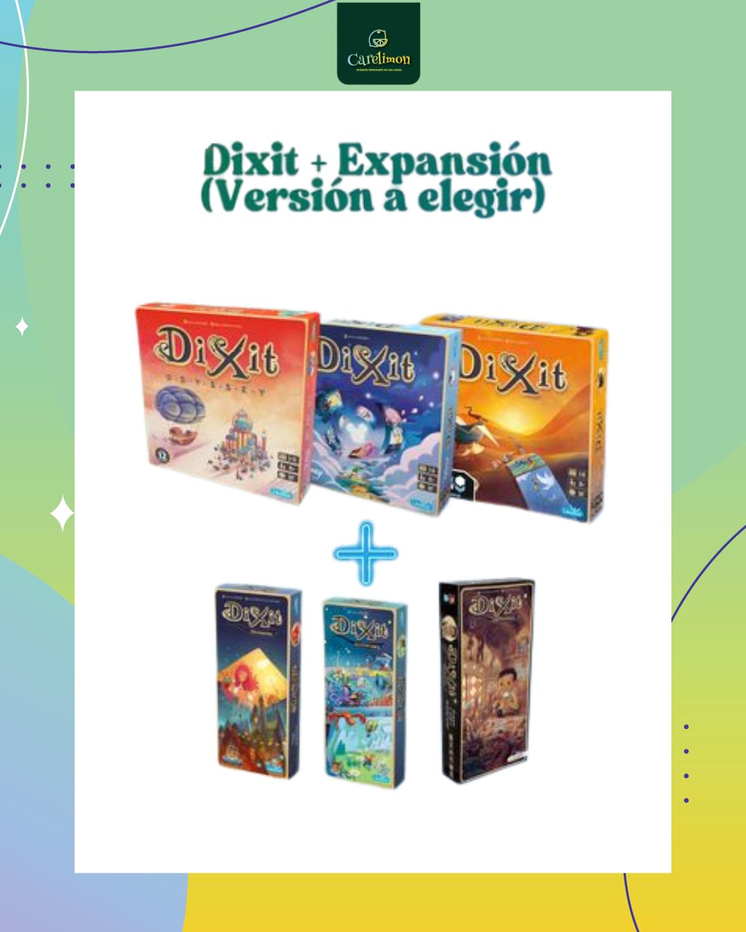 Combo Dixit + Expansión - Juego de mesa Costa Rica - Carelimon Games