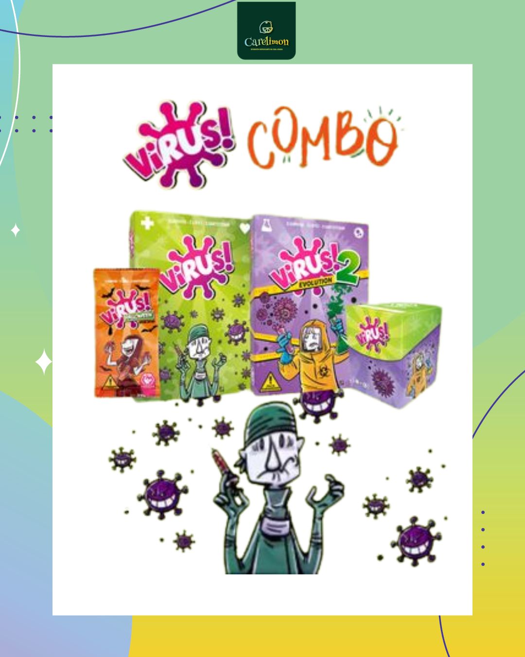 Combo - Virus (Base + Expansiones + Deck) - Juego de mesa Costa Rica - Carelimon Games