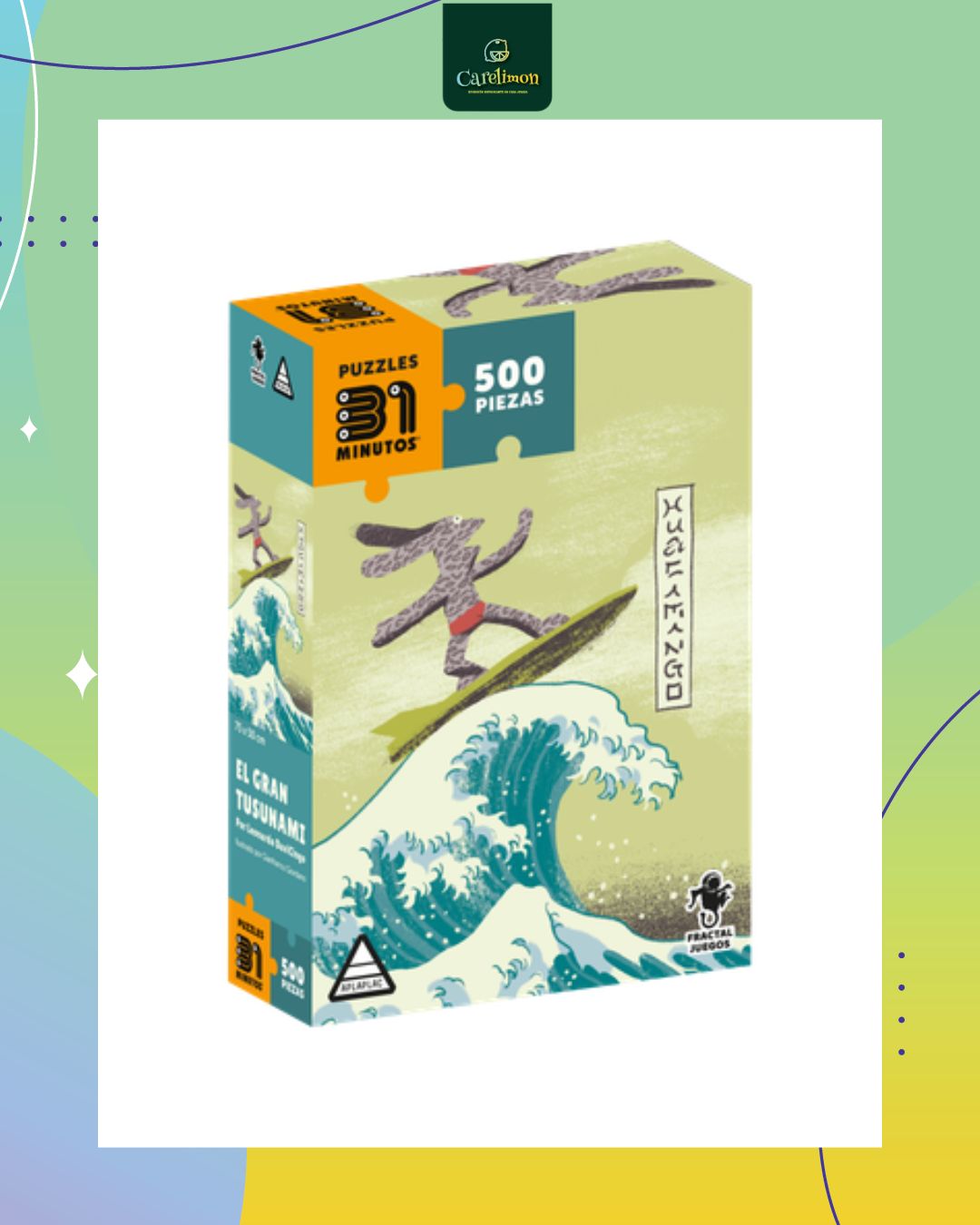 31 Minutos - Rompecabezas El Gran Tsunami - Juego de mesa Costa Rica - Carelimon Games