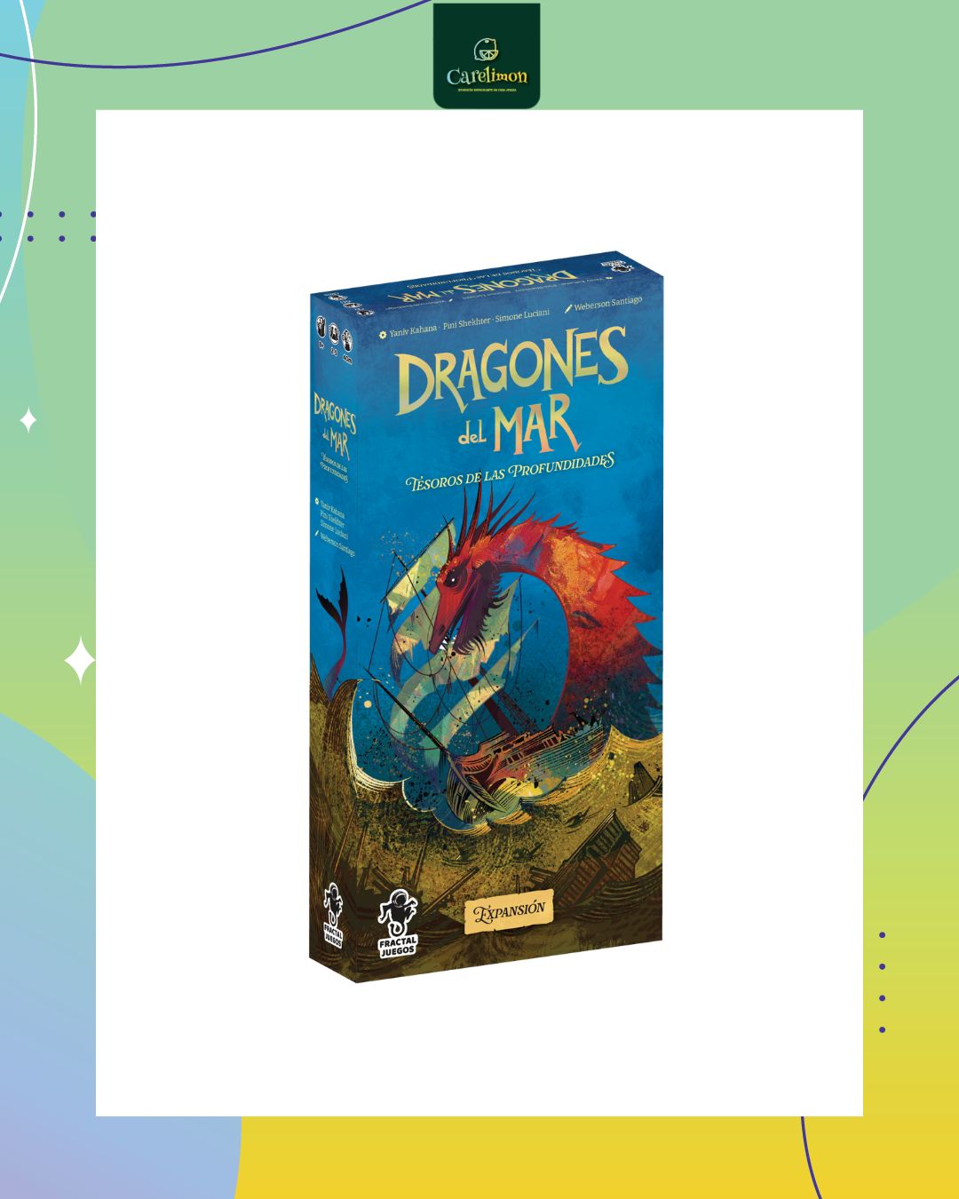 Dragones del Mar: Tesoros de las Profundidades - Juego de mesa Costa Rica - Carelimon Games