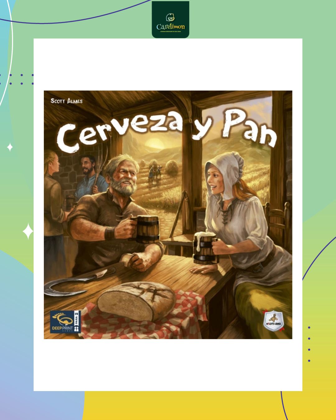 Cerveza y Pan - Juego de mesa Costa Rica - Carelimon Games