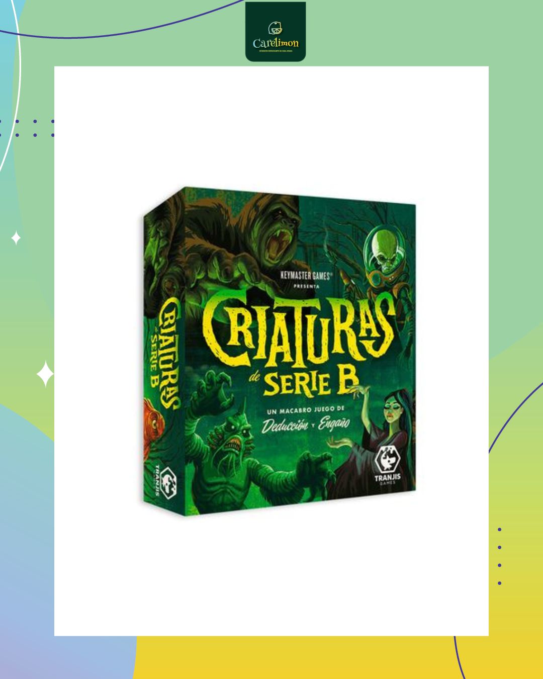 Criaturas Serie B - Juego de mesa Costa Rica - Carelimon Games