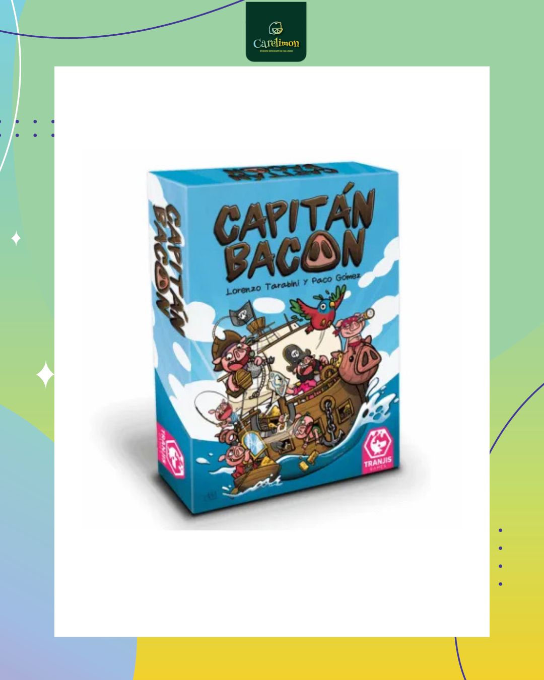 Capitán Bacon - Juego de mesa Costa Rica - Carelimon Games