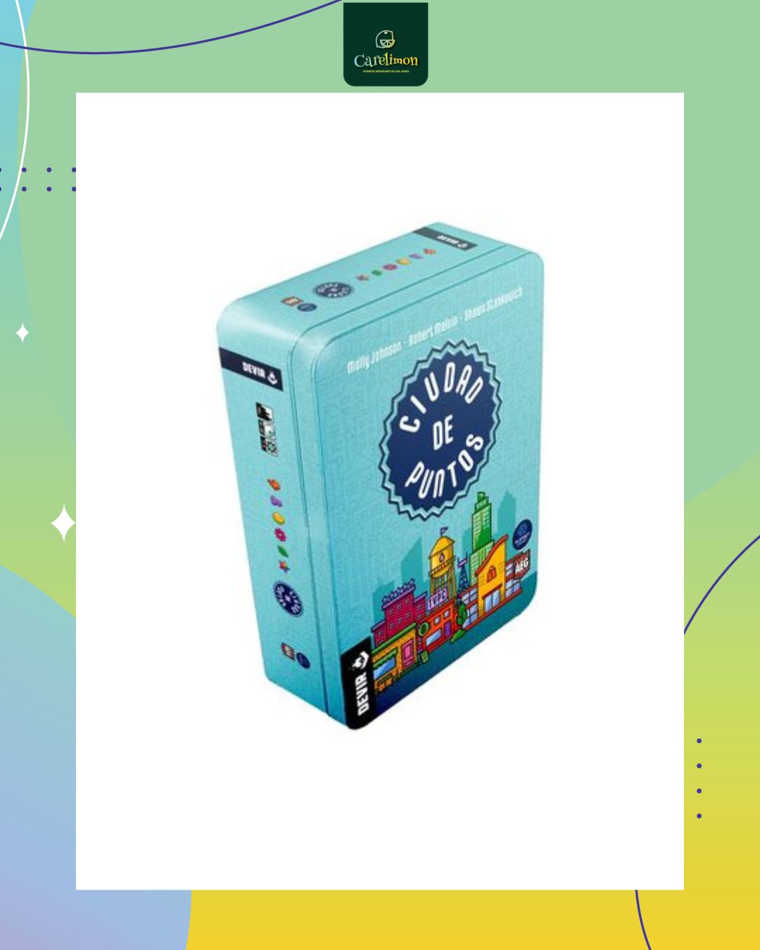 Ciudad de Puntos - Juego de mesa Costa Rica - Carelimon Games