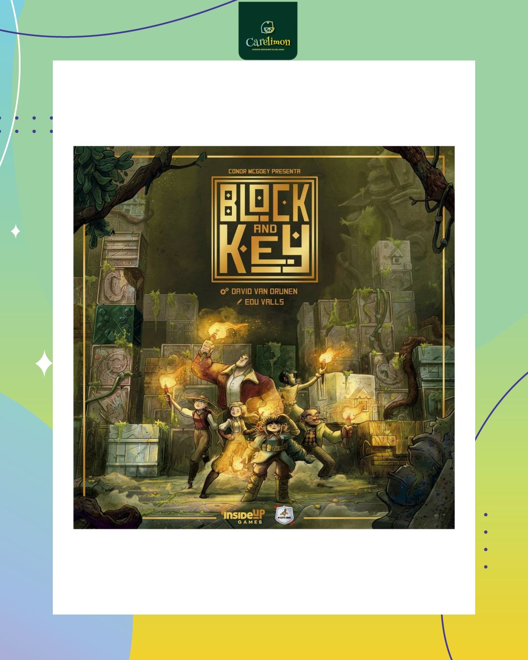 Block and Key  - Juego de mesa Costa Rica - Carelimon Games
