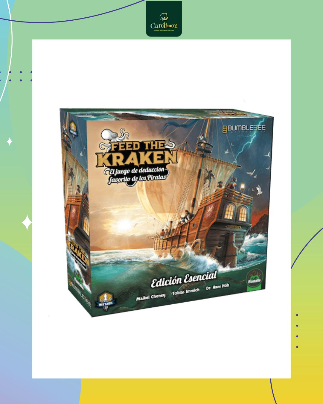 Feed The Kraken - Juego de mesa Costa Rica - Carelimon Games