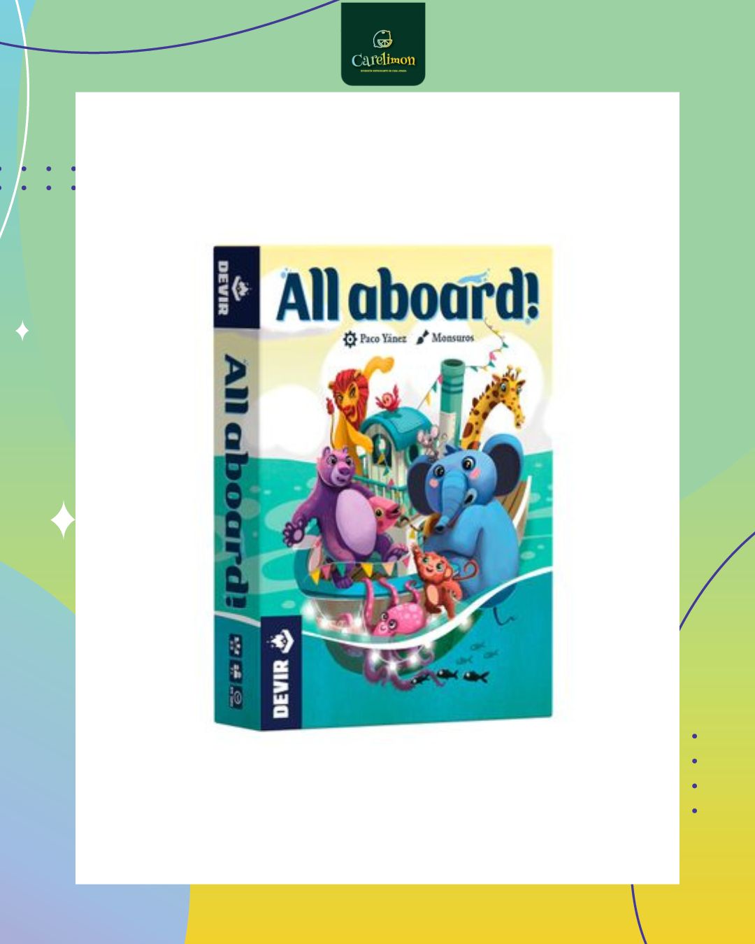 All Aboard! - Juego de mesa Costa Rica - Carelimon Games