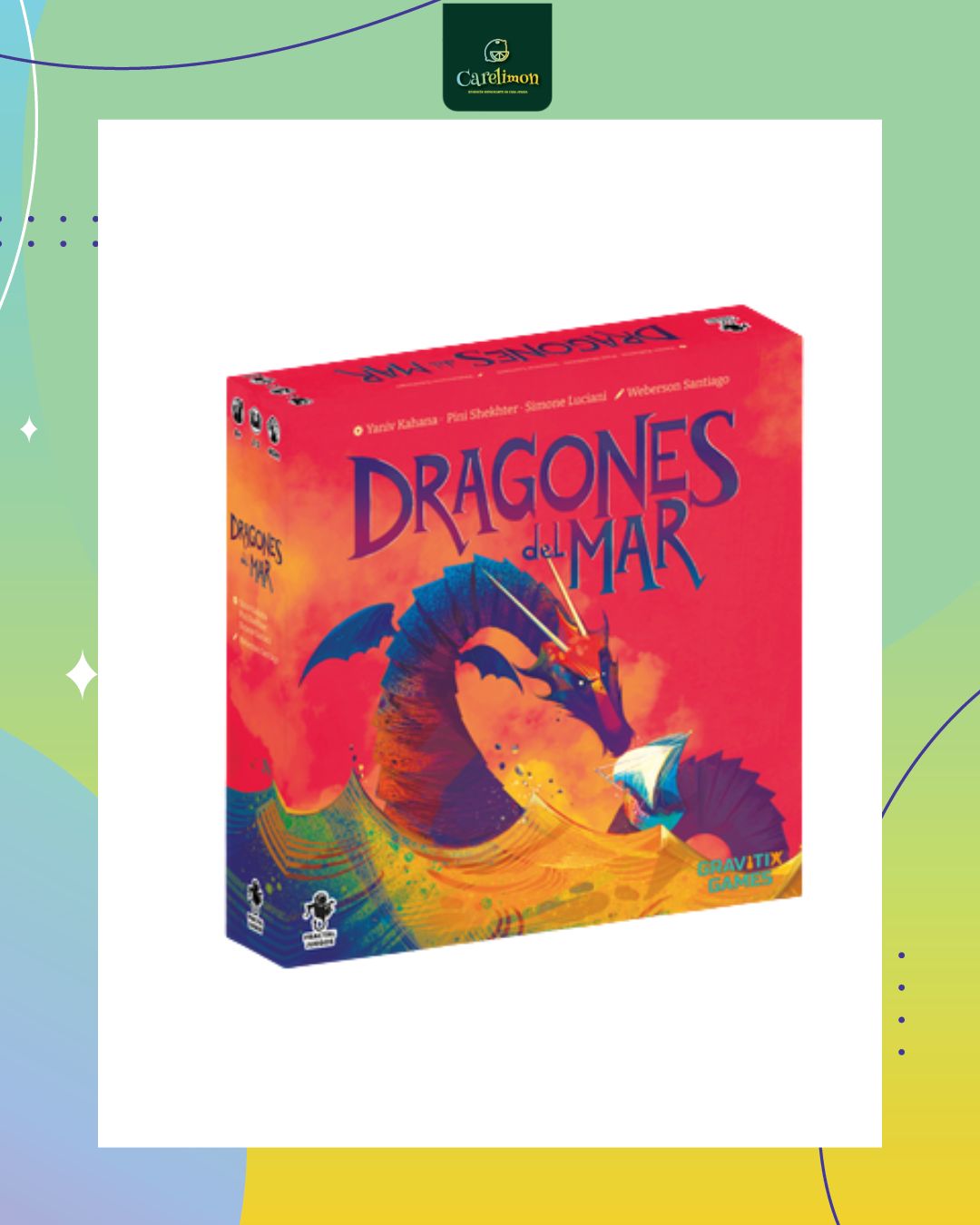 Dragones del Mar - Juego de mesa Costa Rica - Carelimon Games