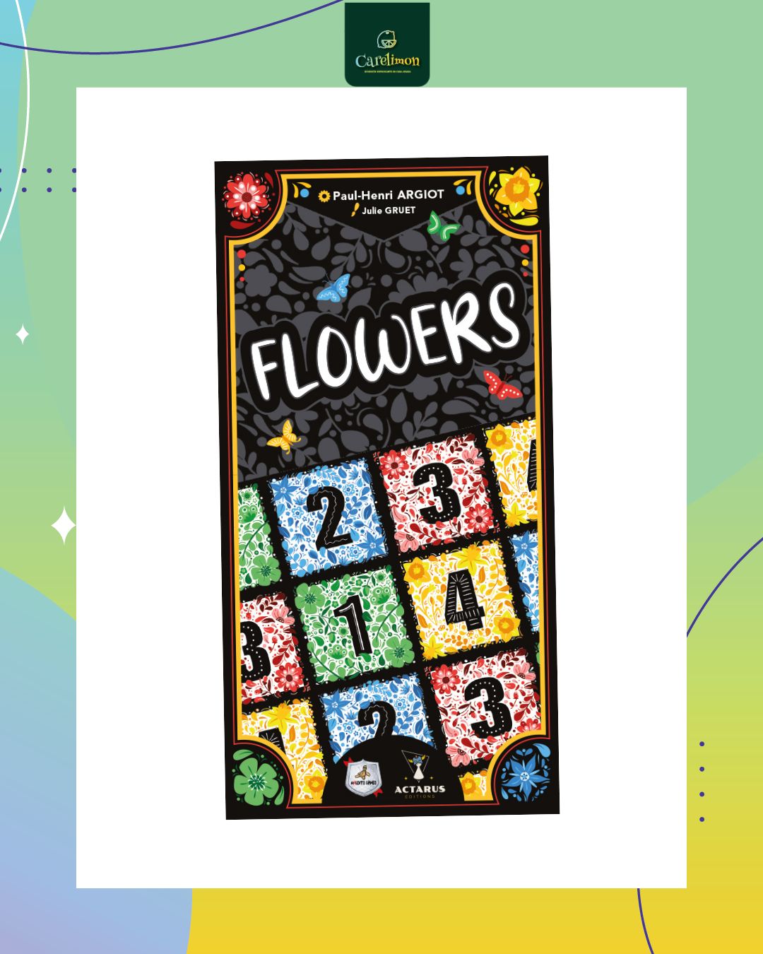Flowers - Juego de mesa Costa Rica - Carelimon Games