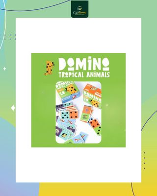 Guabaya Games - Domino Tropical Animals (Juego de mesa Nacional) - Juego de mesa Costa Rica - Carelimon Games
